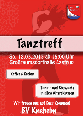 Einladung Tanztreff BV Kneheim 2017