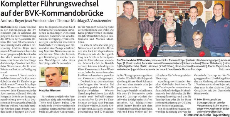 Generalversammlung 2013 (MT 24.01.2013)