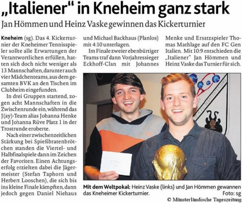 Kickerturnier 2015 (MT 26.02.2015)