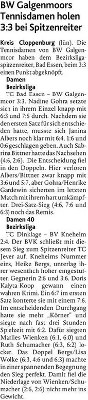 Damen 40: Dinklage - Kneheim 2:4 (MT 14.06.2018)