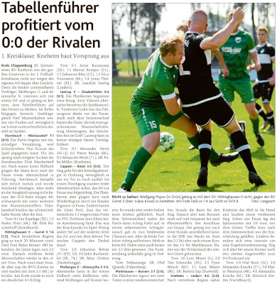 Herren: Kneheim - Lindern 4:0 (MT 12.09.2023)